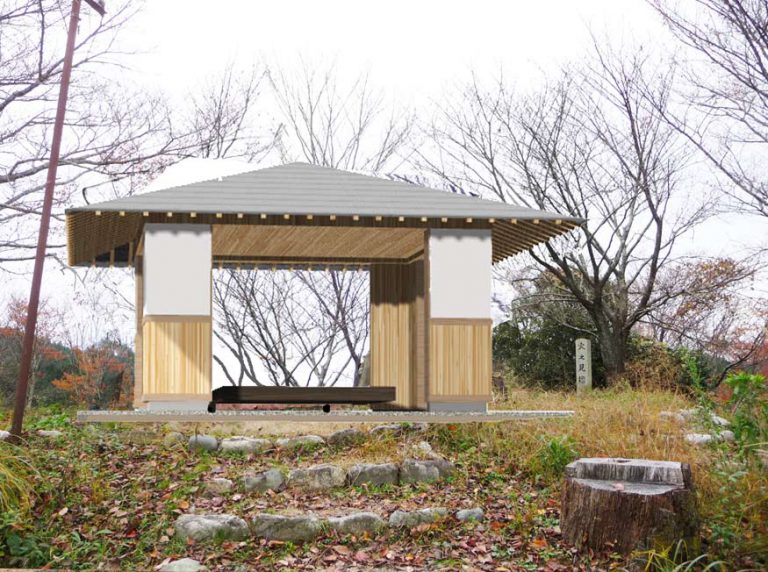 吉野熊野国立公園吉野山休憩所火見櫓